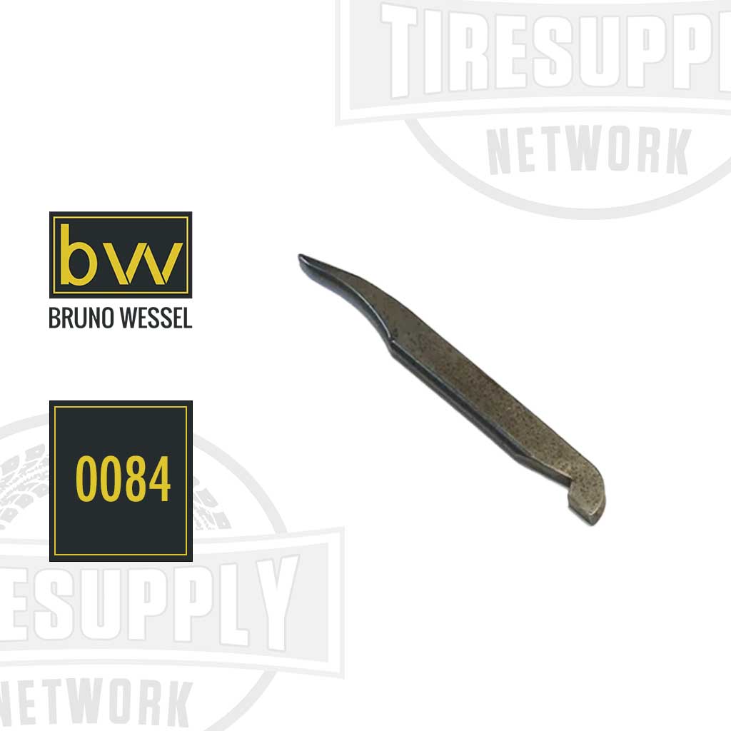 A black and silver Bruno Wessel tire stud replacement part with the product number 0084 displayed.