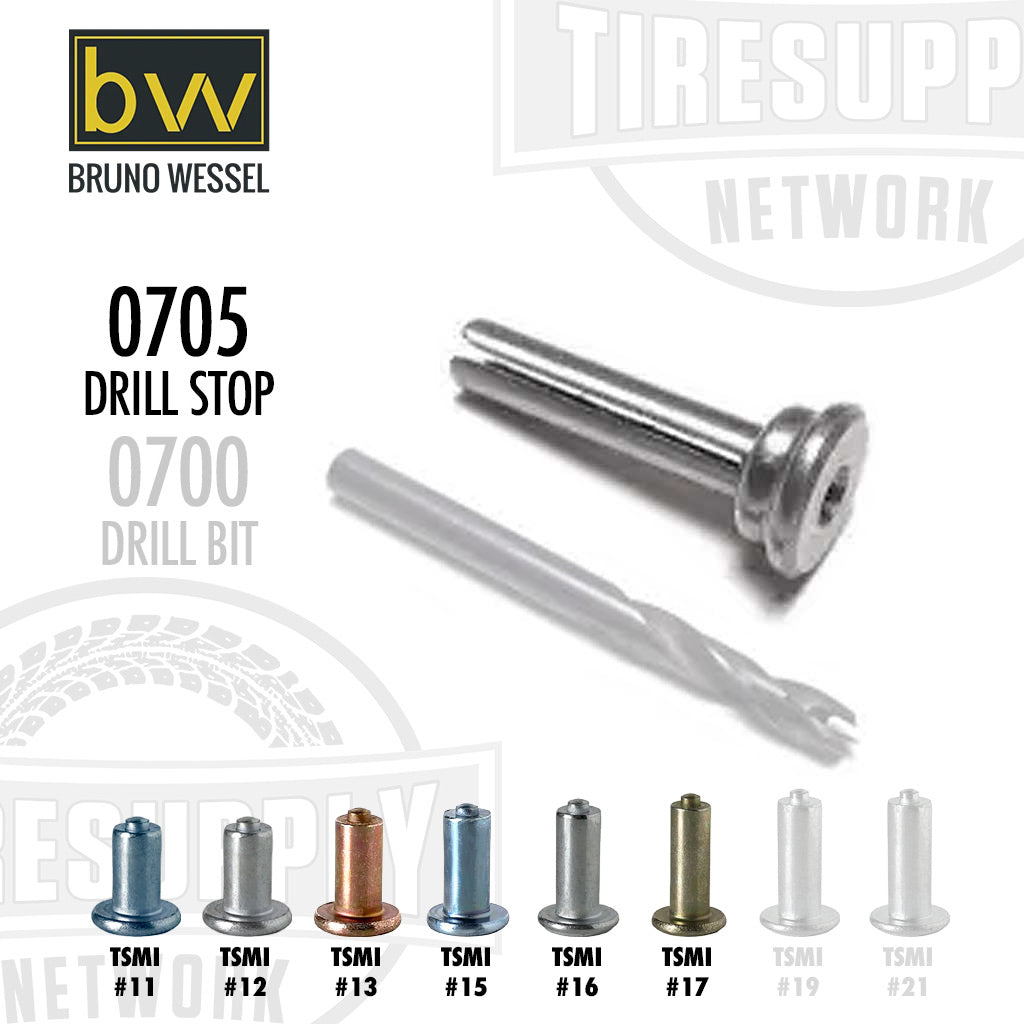 Bruno Wessel 0705 | Road Grip Drill Bit - Drill Stop 3.5mm