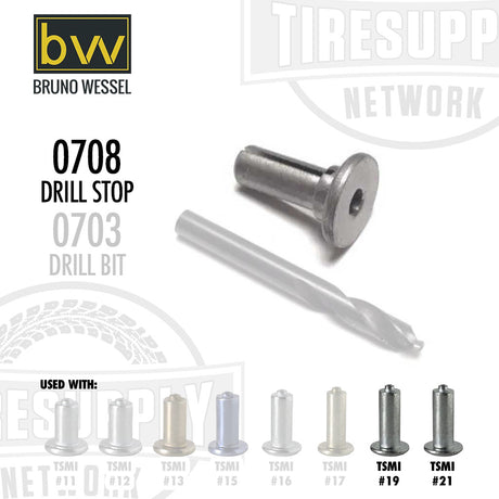 Bruno Wessel 0708 Drill Stop for TSMI 19 & 21
