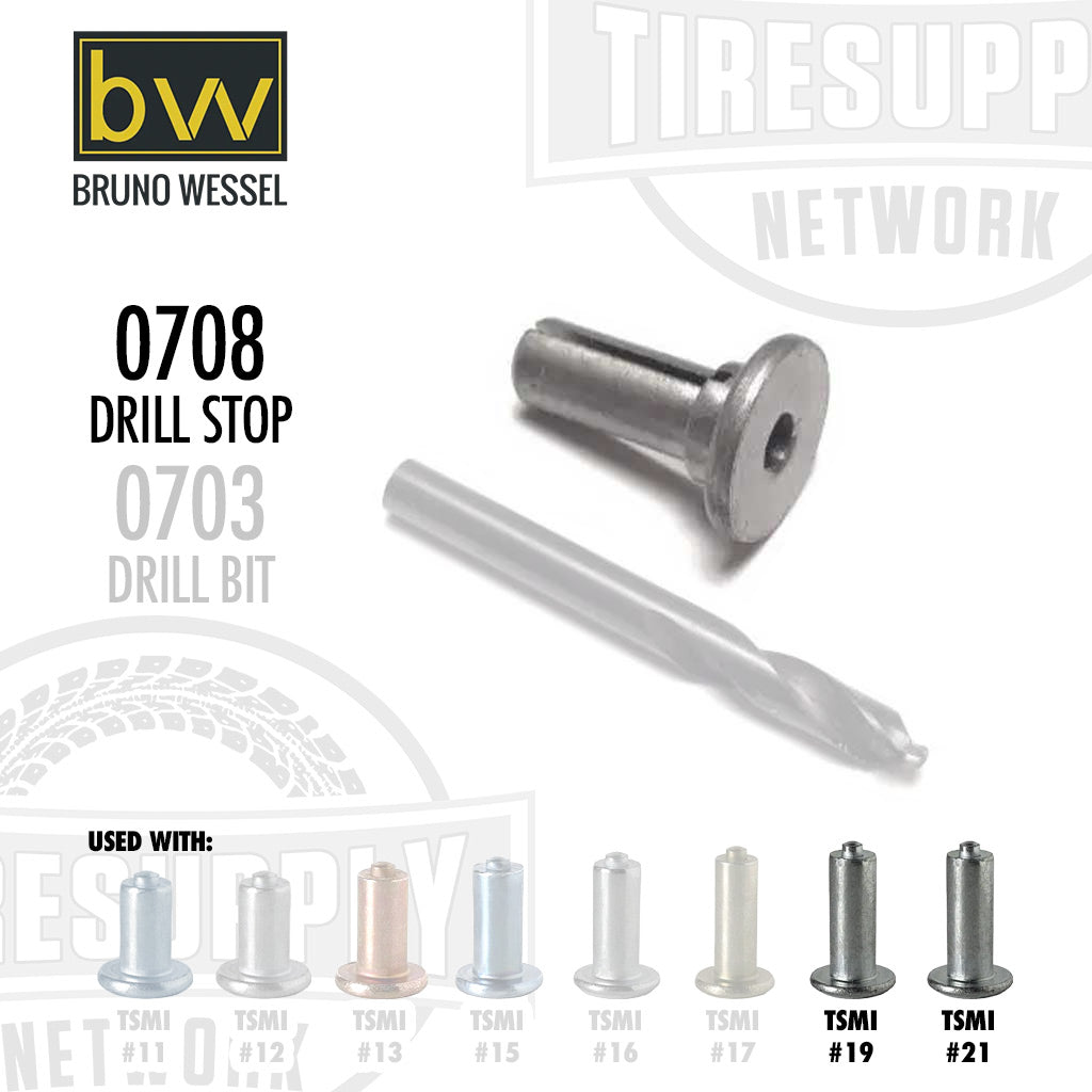Bruno Wessel 0708 | Road Grip Drill Bit - Drill Stop 4.0mm