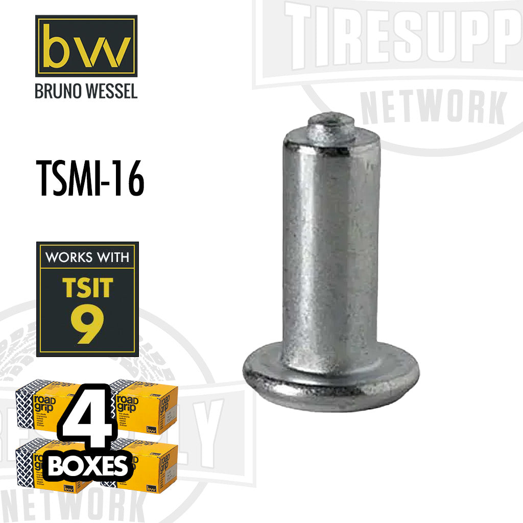 Bruno Wessel TSMI #16 | Road Grip Steel Passenger and Light Truck Tire Studs