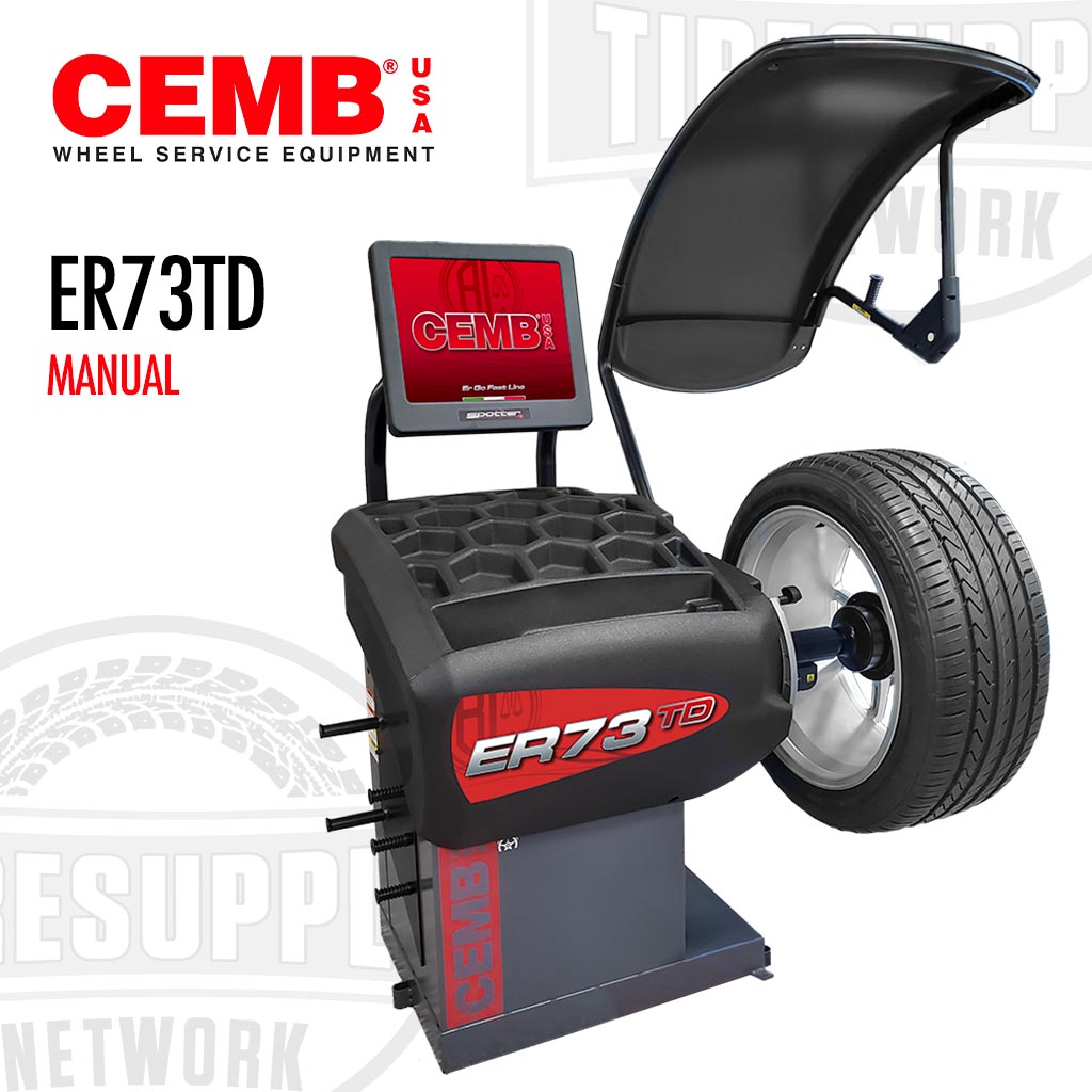CEMB ER73TD manual wheel service equipment wheel balancer