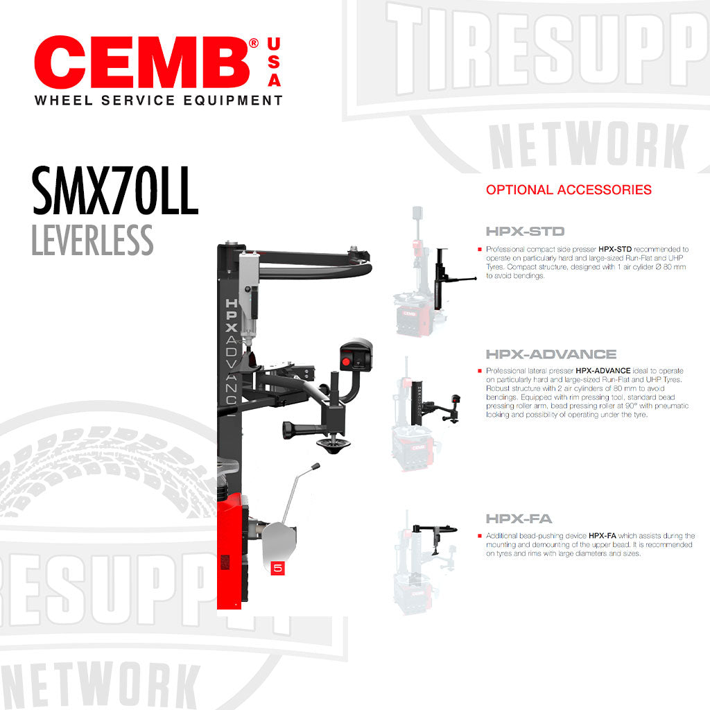CEMB SMX70LL | Super-Automatic Leverless Tire Changer
