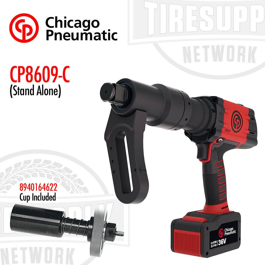 Chicago Pneumatic | 1" Battery Torque Wrench 36V 2.5AH - Cup 1 Trigger & Safety (CP8609*)