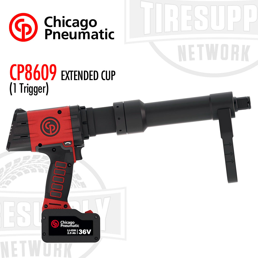 Chicago Pneumatic | 1" Battery Torque Wrench 36V 2.5AH - Extended Cup 1 Trigger (CP8609*)