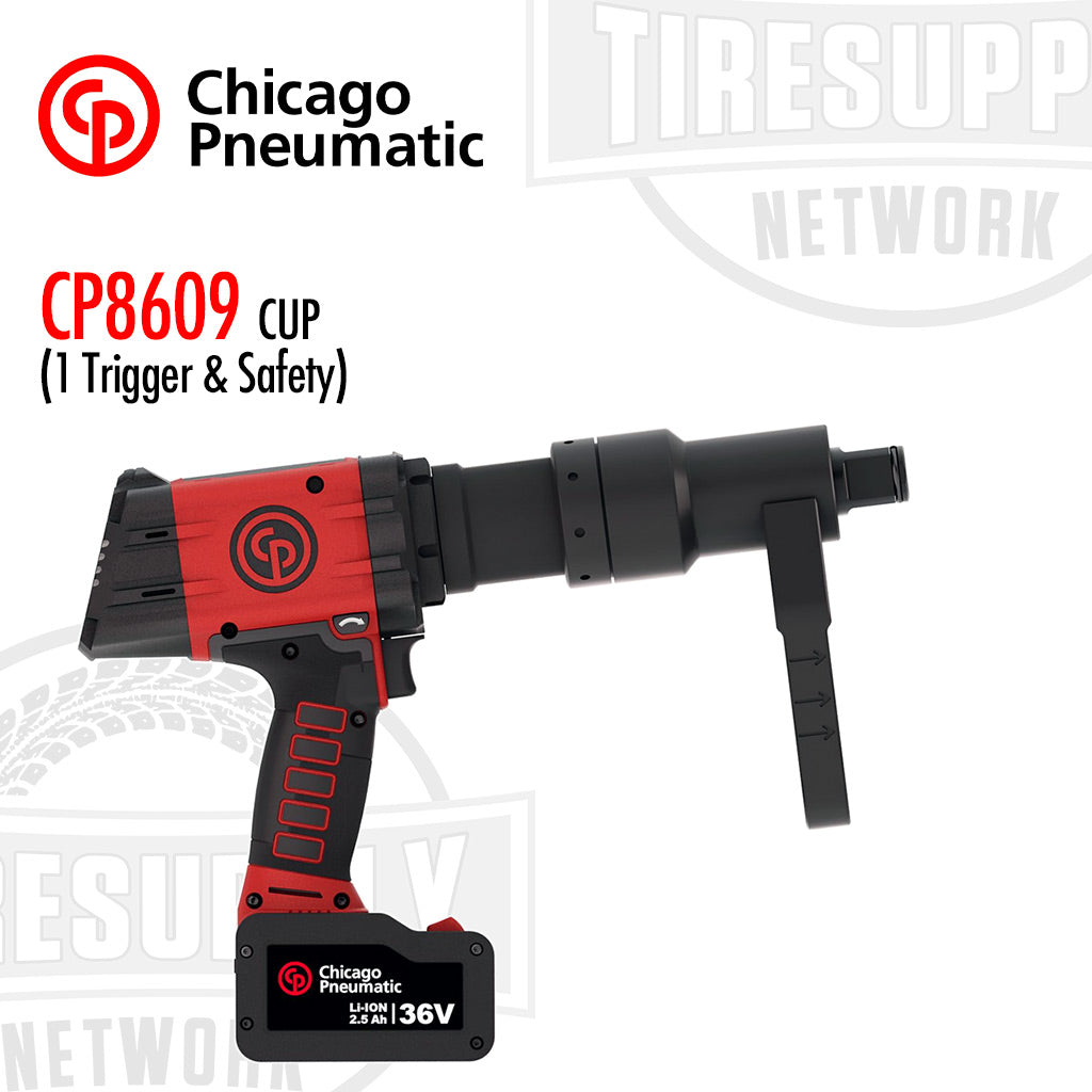 Chicago Pneumatic | 1" Battery Torque Wrench 36V 2.5AH - Cup 1 Trigger & Safety (CP8609*)