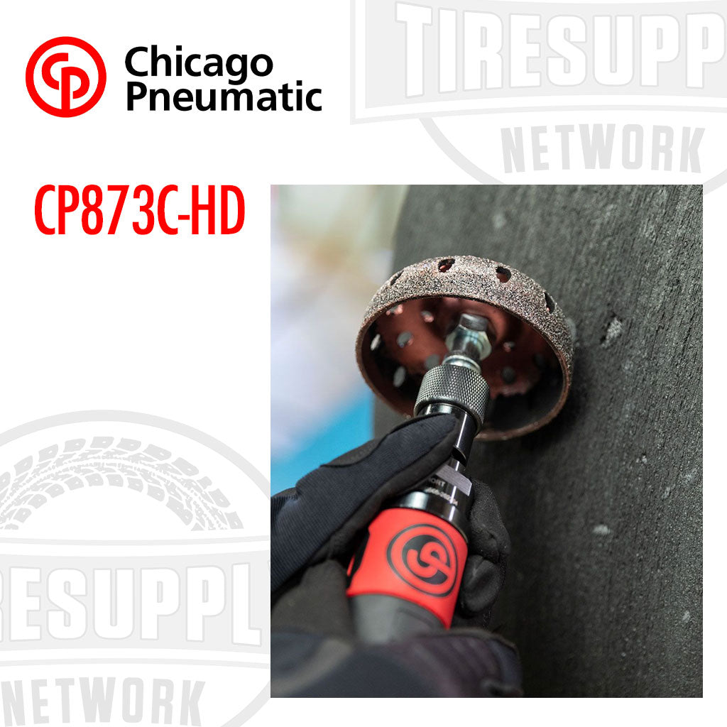 Chicago Pneumatic | Low Speed Heavy Duty Tire Buffer - Short Version (CP873C-HD)