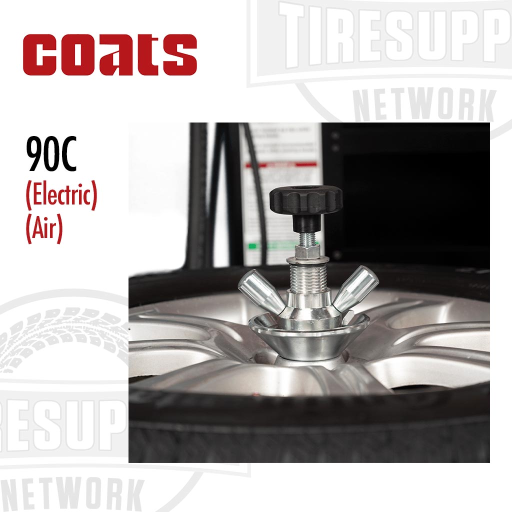 Coats 90C | Center Clamp Tire Changer with Robo-Arm & Robo-Roller Tool - Electric or Air Motor