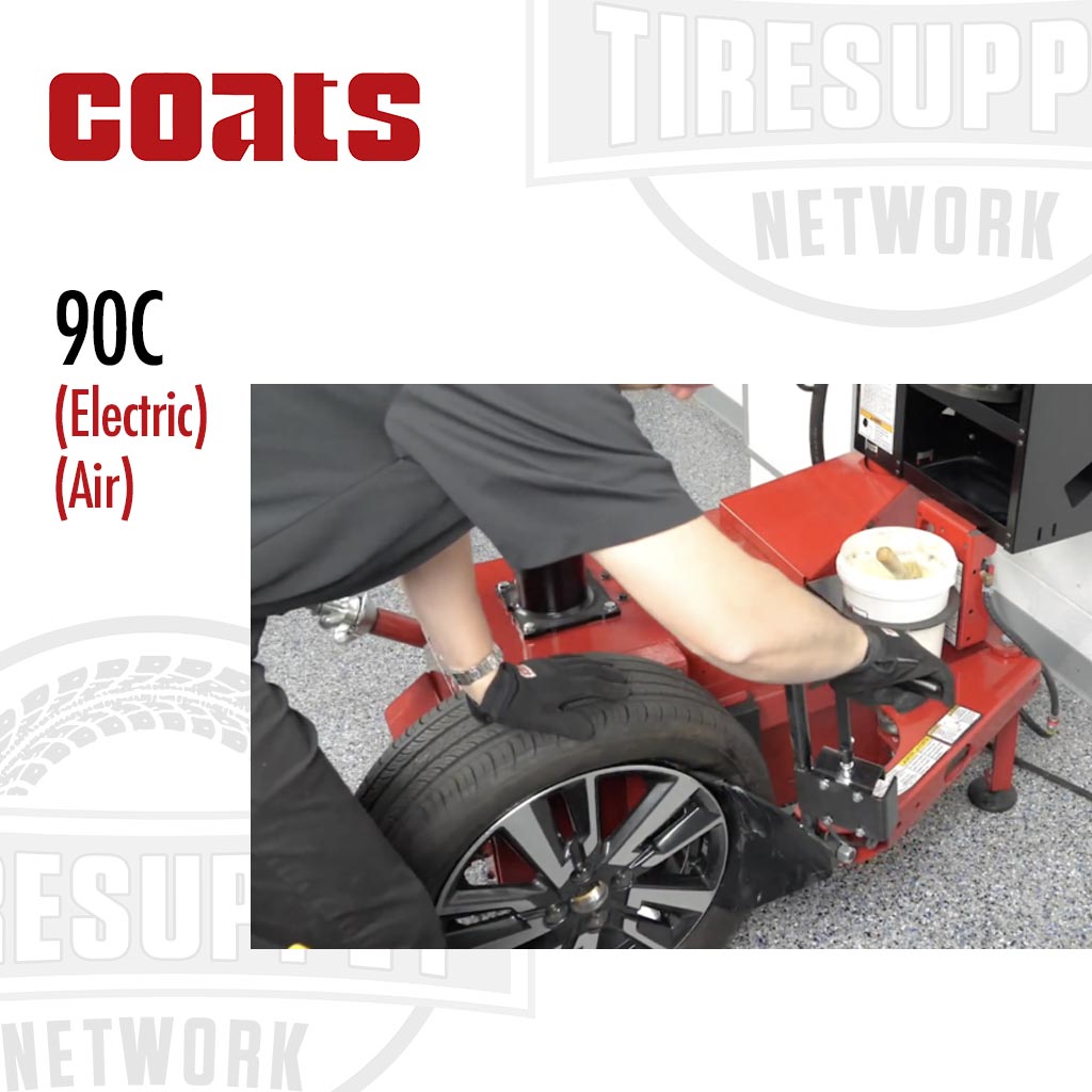 Coats | 90C Center Clamp Tire Changer with Robo-Arm & Robo-Roller Tool - Electric or Air Motor (90C*)