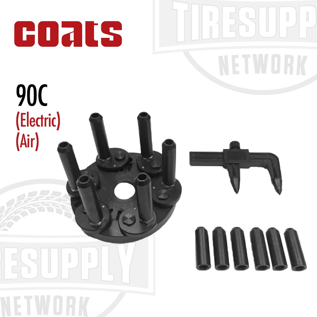 Coats | 90C Center Clamp Tire Changer with Robo-Arm & Robo-Roller Tool - Electric or Air Motor (90C*)