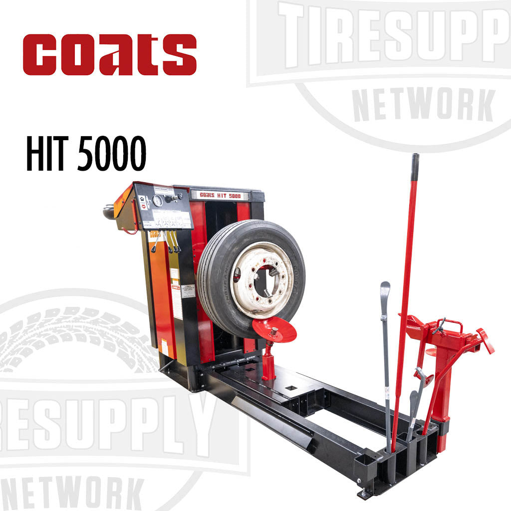 Coats HIT 5000 | Heavy Duty Tire Changer with Independent Hook & Roller - Electric