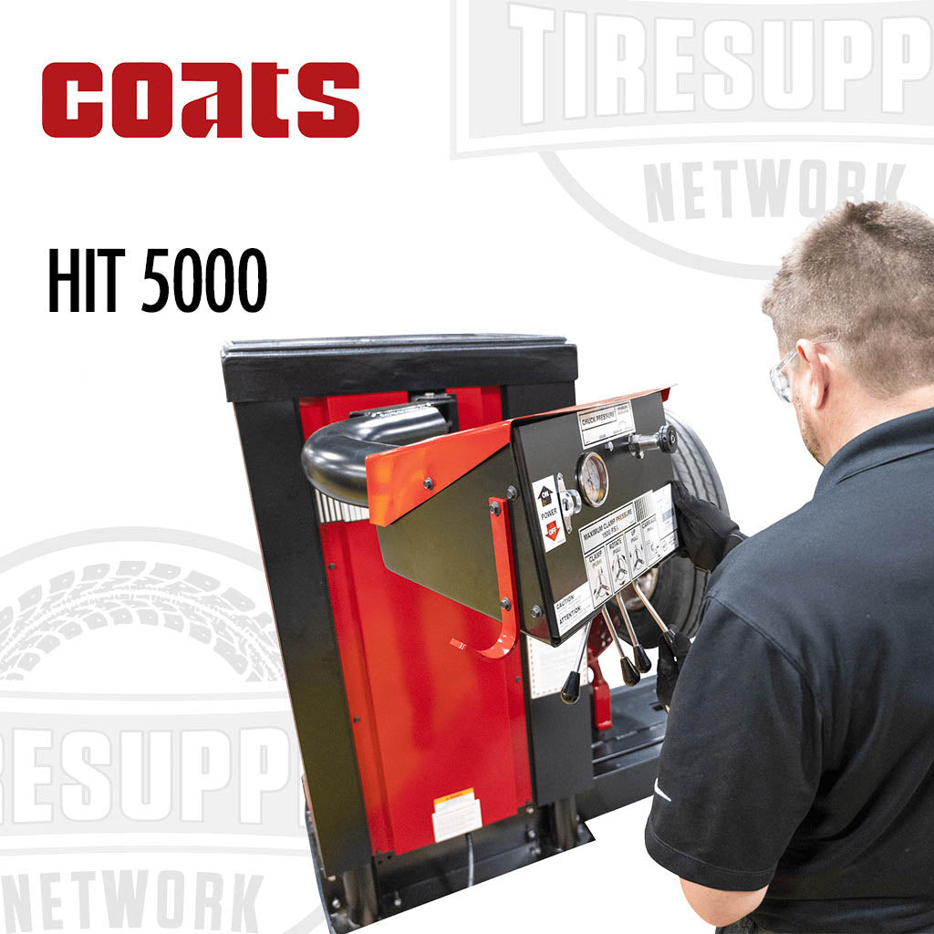 Coats HIT 5000 | Heavy Duty Tire Changer with Independent Hook & Roller - Electric
