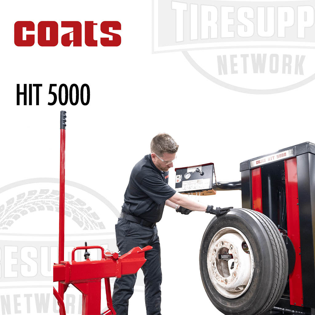 Coats HIT 5000 | Heavy Duty Tire Changer with Independent Hook & Roller - Electric