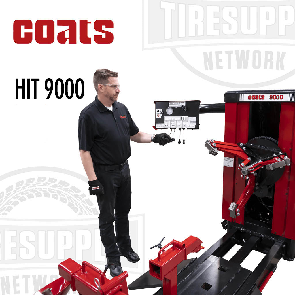 Coats HIT 9000 | Heavy Duty Tire Changer with Independent Hook & Roller - Electric