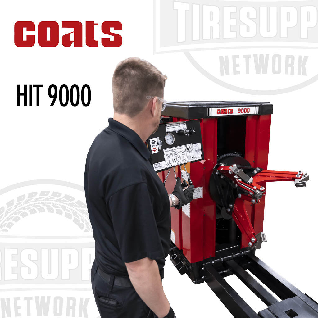 Coats HIT 9000 | Heavy Duty Tire Changer with Independent Hook & Roller - Electric