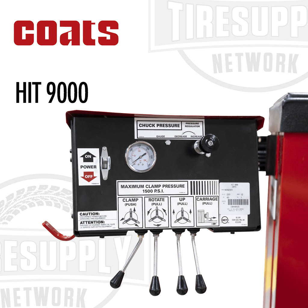 Coats HIT 9000 | Heavy Duty Tire Changer with Independent Hook & Roller - Electric