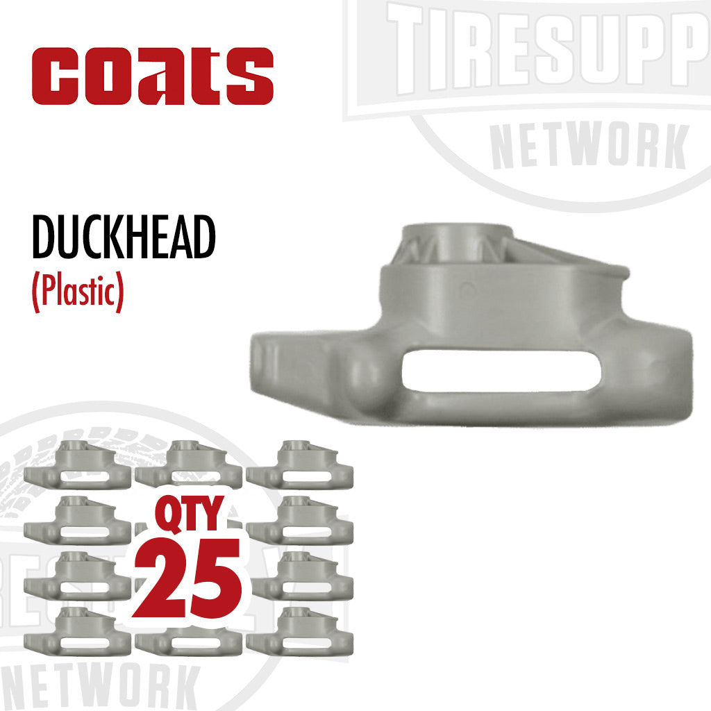 Coats 184410 | Plastic Duckhead Mount Heads for Nylon Duckhead - Qty 25
