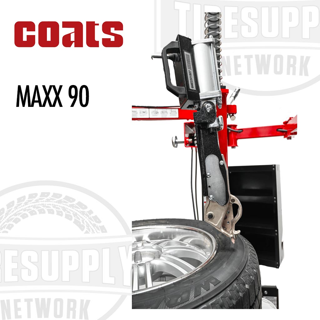 Coats | MAXX 90 Rim Clamp Tire Changer with Leverless Tool Head & Helper Arms - 220V or Air Motor (MAXX90*)