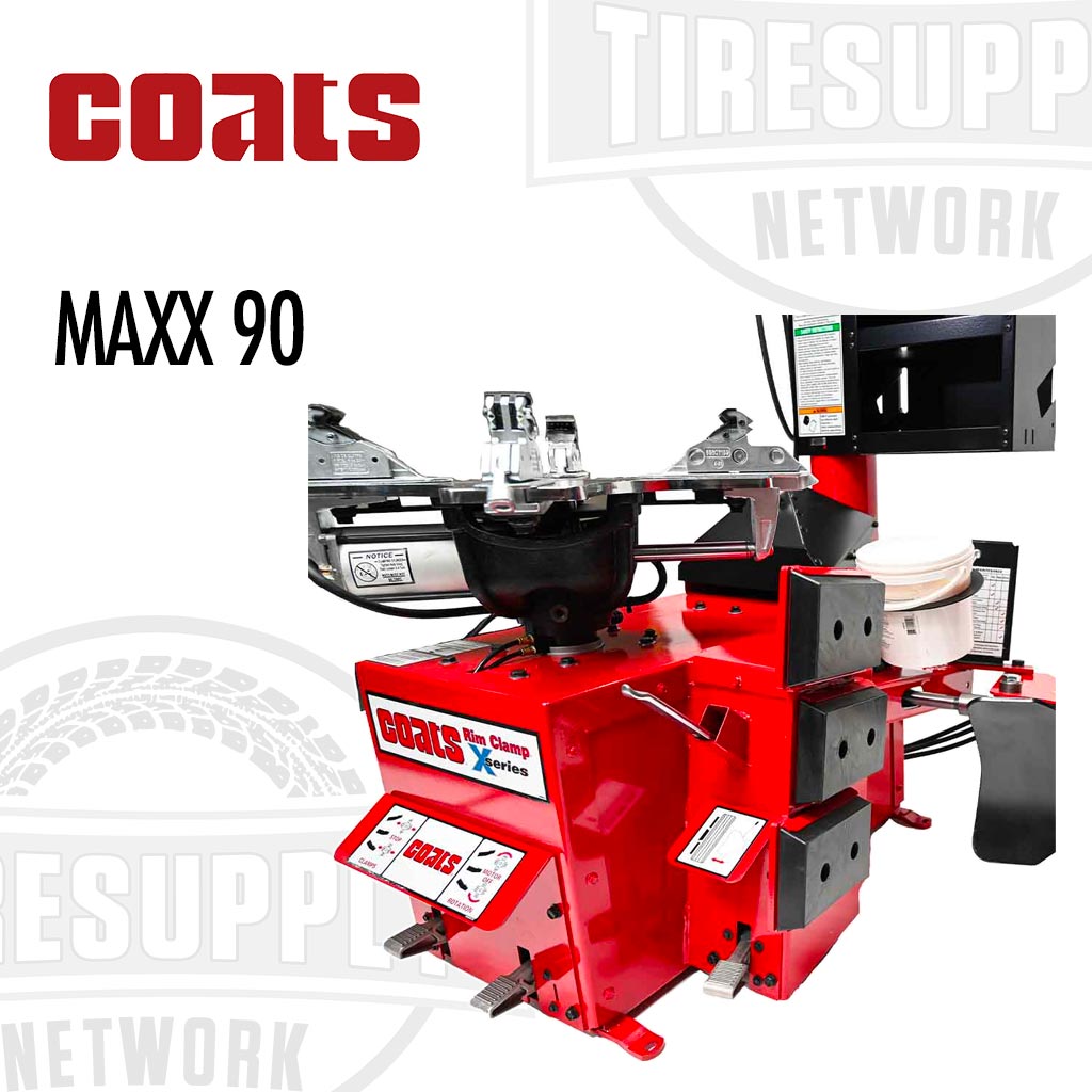 Coats | MAXX 90 Rim Clamp Tire Changer with Leverless Tool Head & Helper Arms - 220V or Air Motor (MAXX90*)