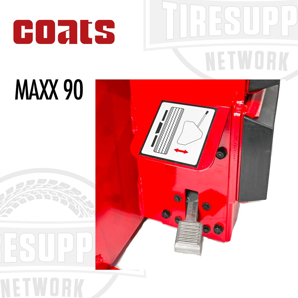 Coats | MAXX 90 Rim Clamp Tire Changer with Leverless Tool Head & Helper Arms - 220V or Air Motor (MAXX90*)