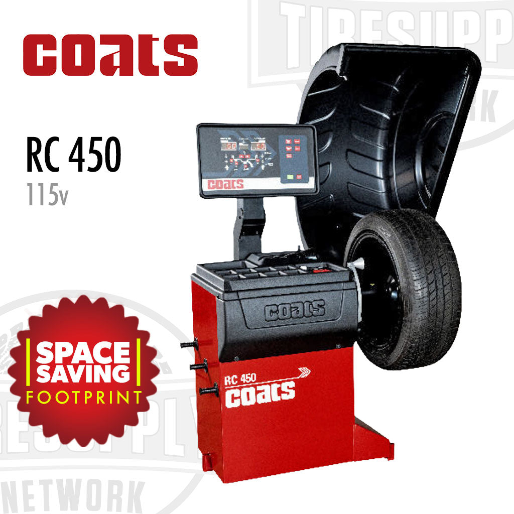 Coats RC 450 | Compact Space-Saver Wheel Balancer with Digital Display