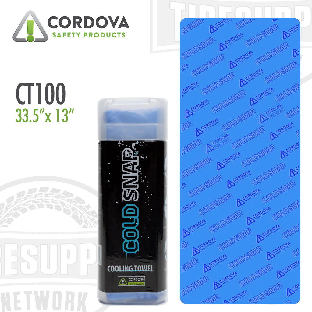Cordova Safety Products | Cold Snap Blue Cooling Towel (CT100)