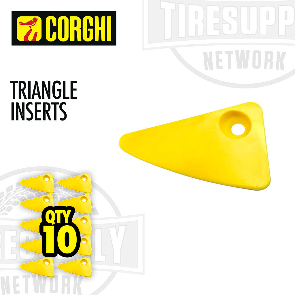 Corghi | Triangle Plastic Inserts - Single or Qty 10 Pack (4-106611A)