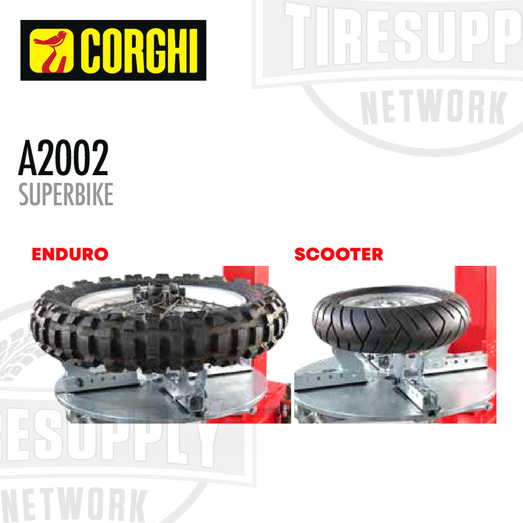 Corghi | SuperBike Semi-Automatic Swing Arm Tire Changer (A2002)