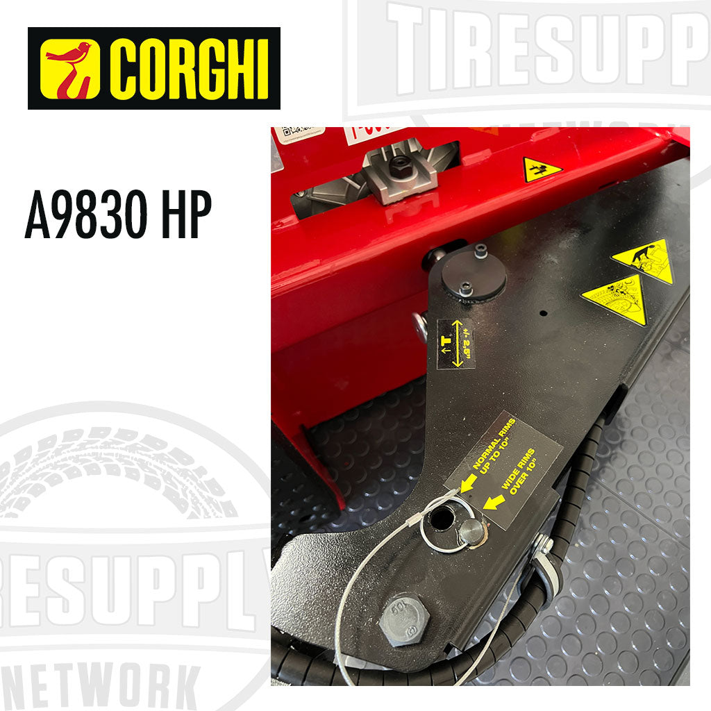 Corghi | High Performance Hand Operated 26" Tire Changer With PU1500 Swing Arm (A9830)