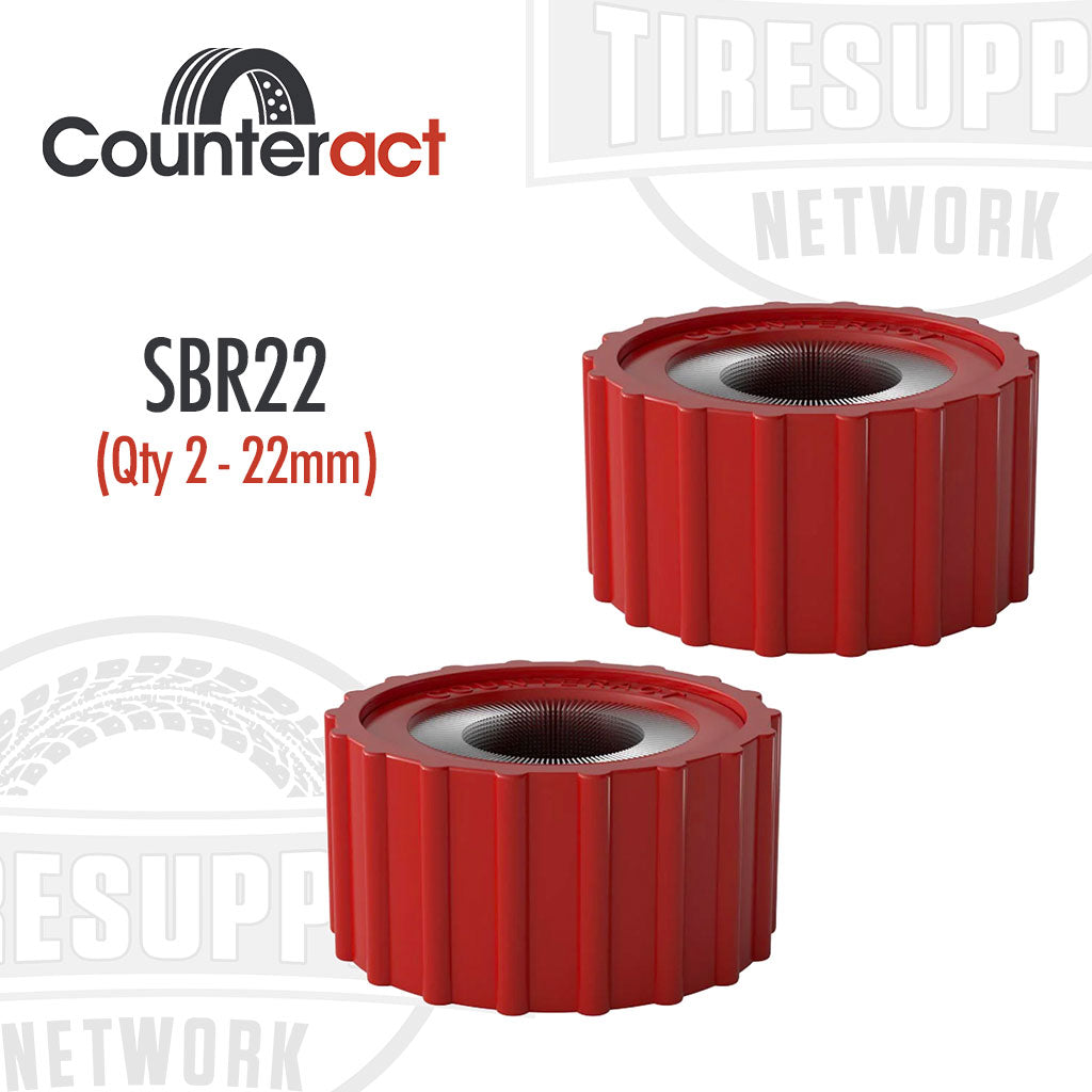 Counteract | Replacement 22mm (7/8″) Brush Insert 2-Pack for SBCT22 Wheel Stud Cleaning Tool (SBR22)