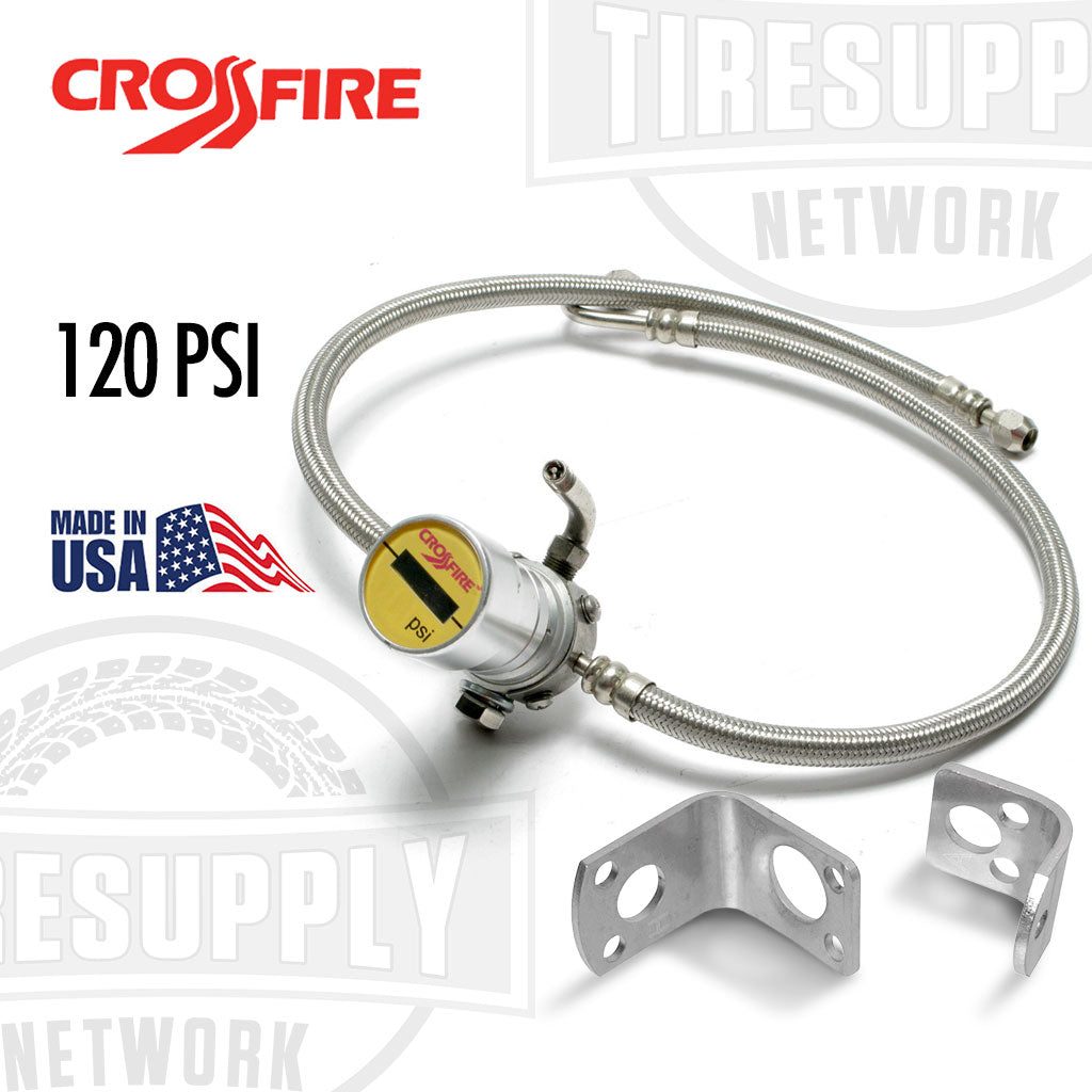 Crossfire | 120 PSI - Dual Tire Pressure Equalization System - Choose Qty (CF120ST)