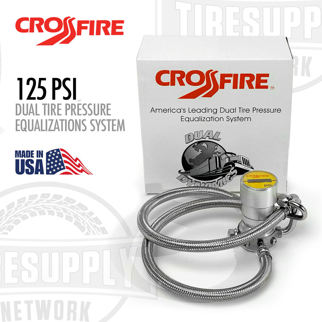 Crossfire CF125ST | 125 PSI - Dual Tire Pressure Equalization System - Choose Qty