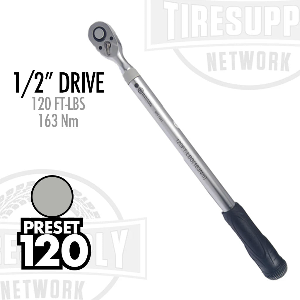 1/2" Drive Preset Click-Type Torque Wrench - 120 ft-lbs (5PC-1203)