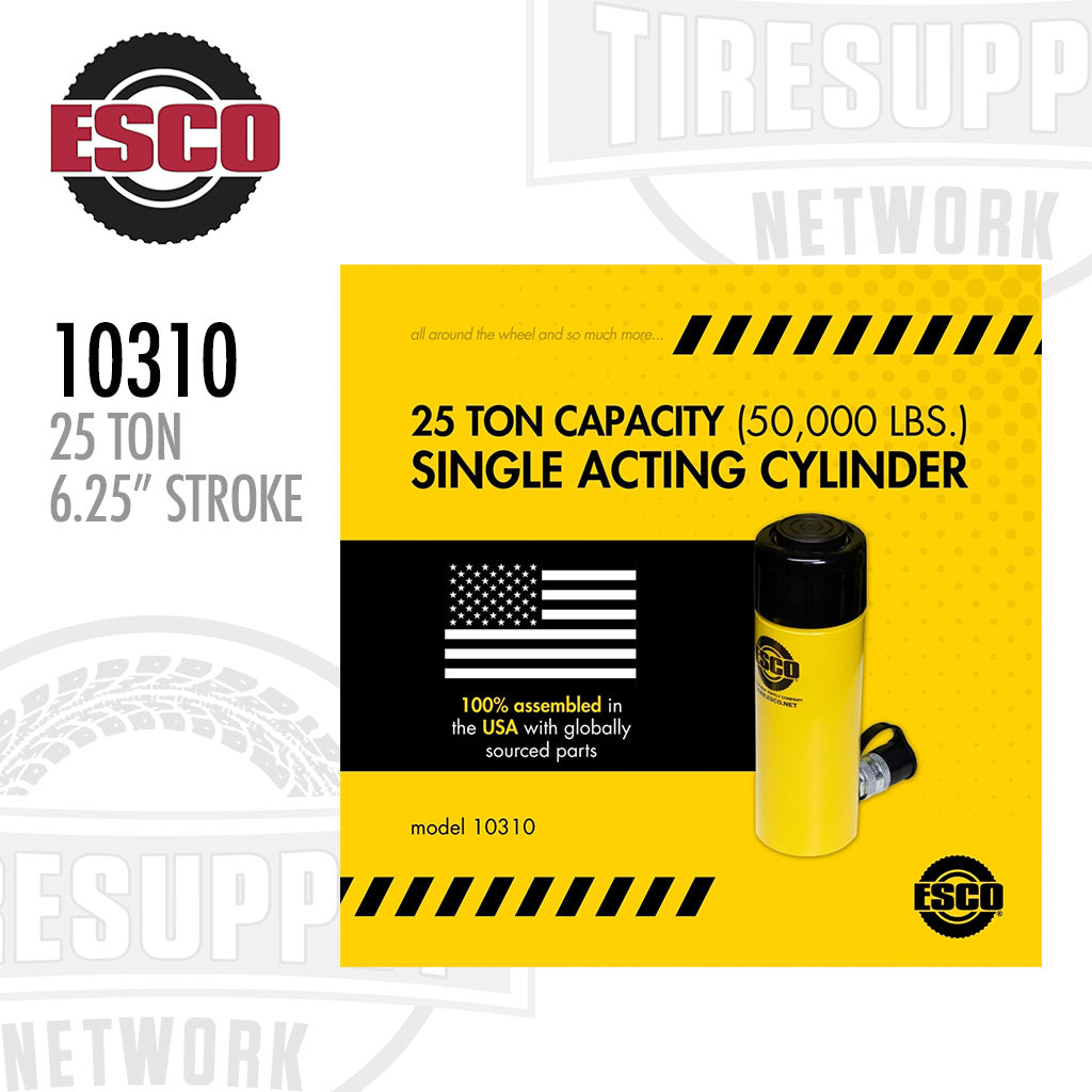 ESCO 10310 | 25 Ton Pro-Series Single Acting Ram - 6.25 inch Stroke