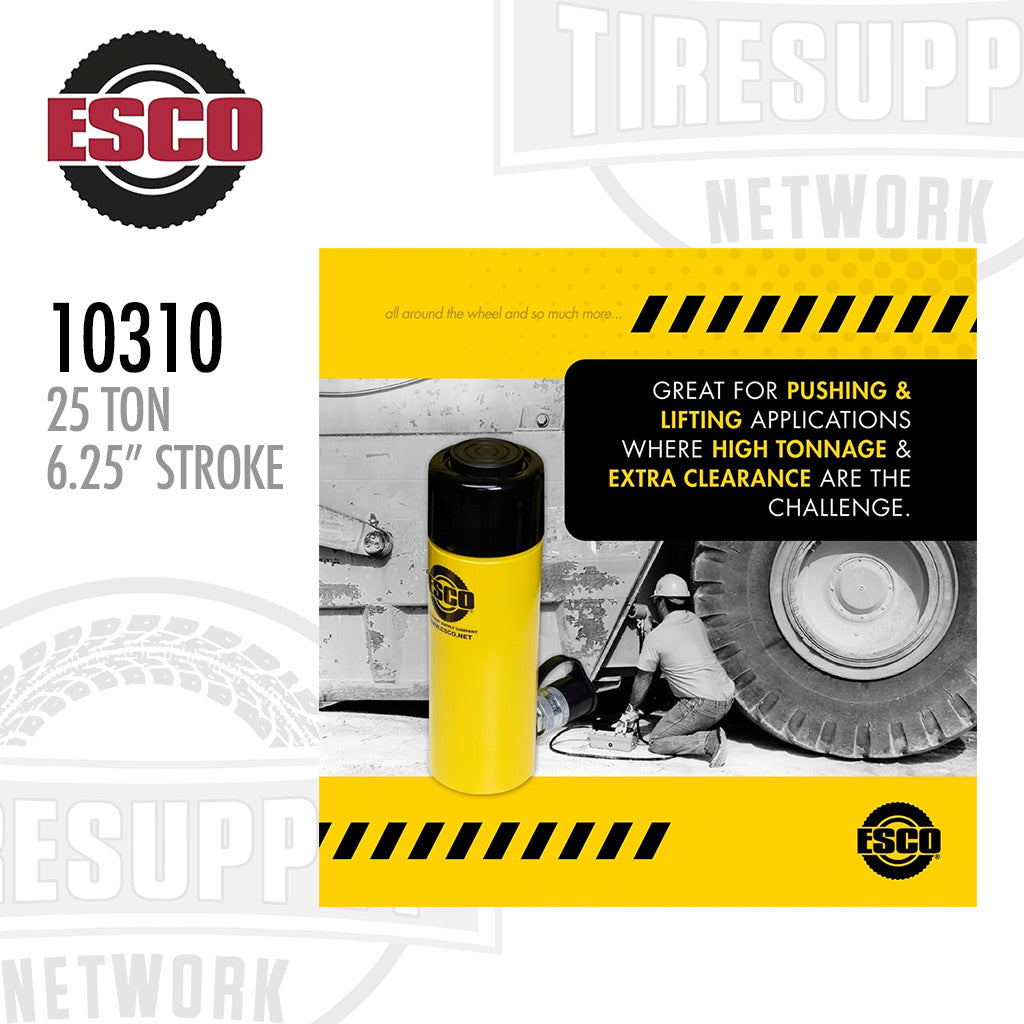 ESCO 10310 | 25 Ton Pro-Series Single Acting Ram - 6.25 inch Stroke