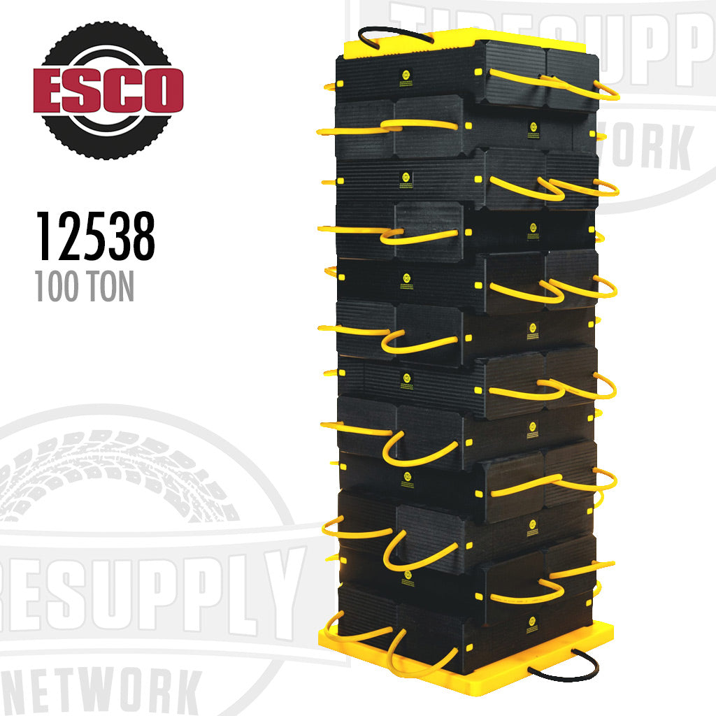 ESCO 12538 | CribLok™ Composite Cribbing System 100 Ton Capacity - 20 Piece Kit - 47" Max Height