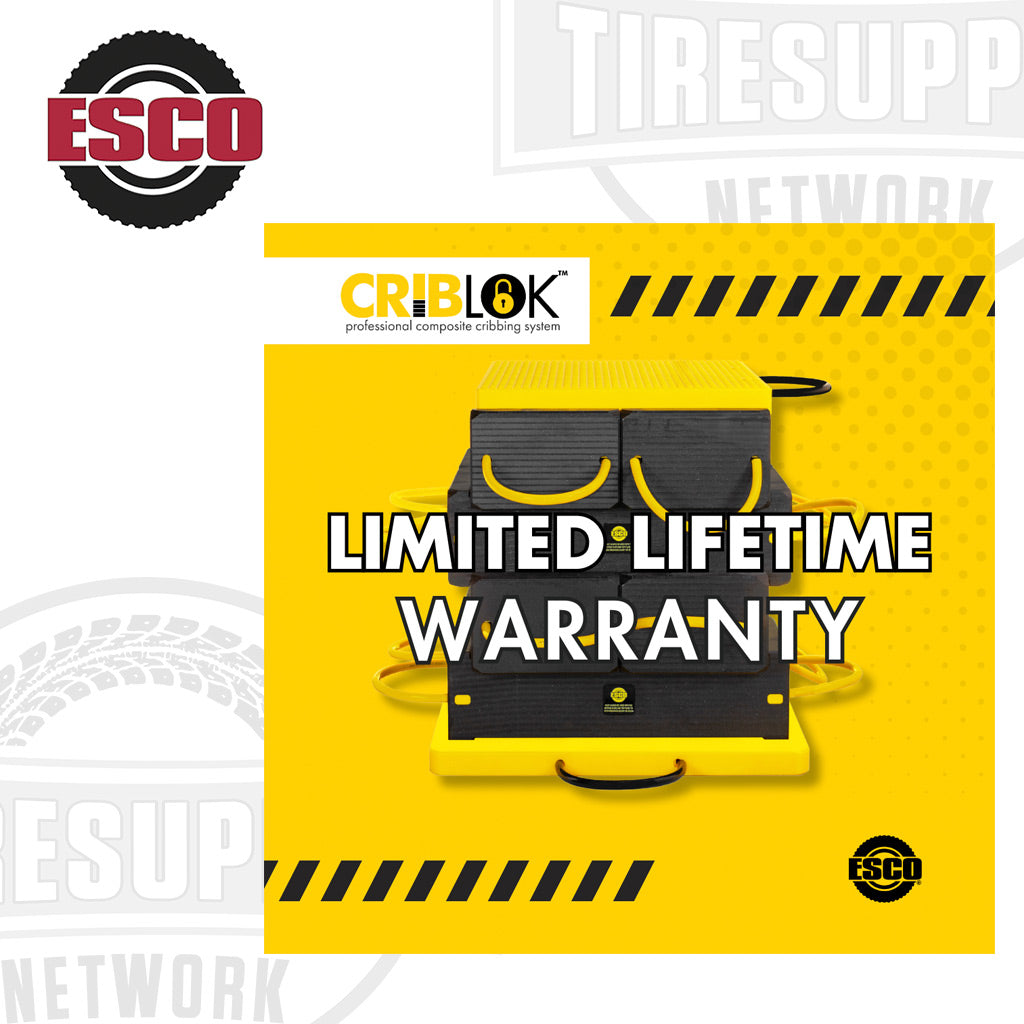 ESCO 12537 | CribLok™ Composite Cribbing System 100 Ton Capacity - 12 Piece Kit - 28" Max Height