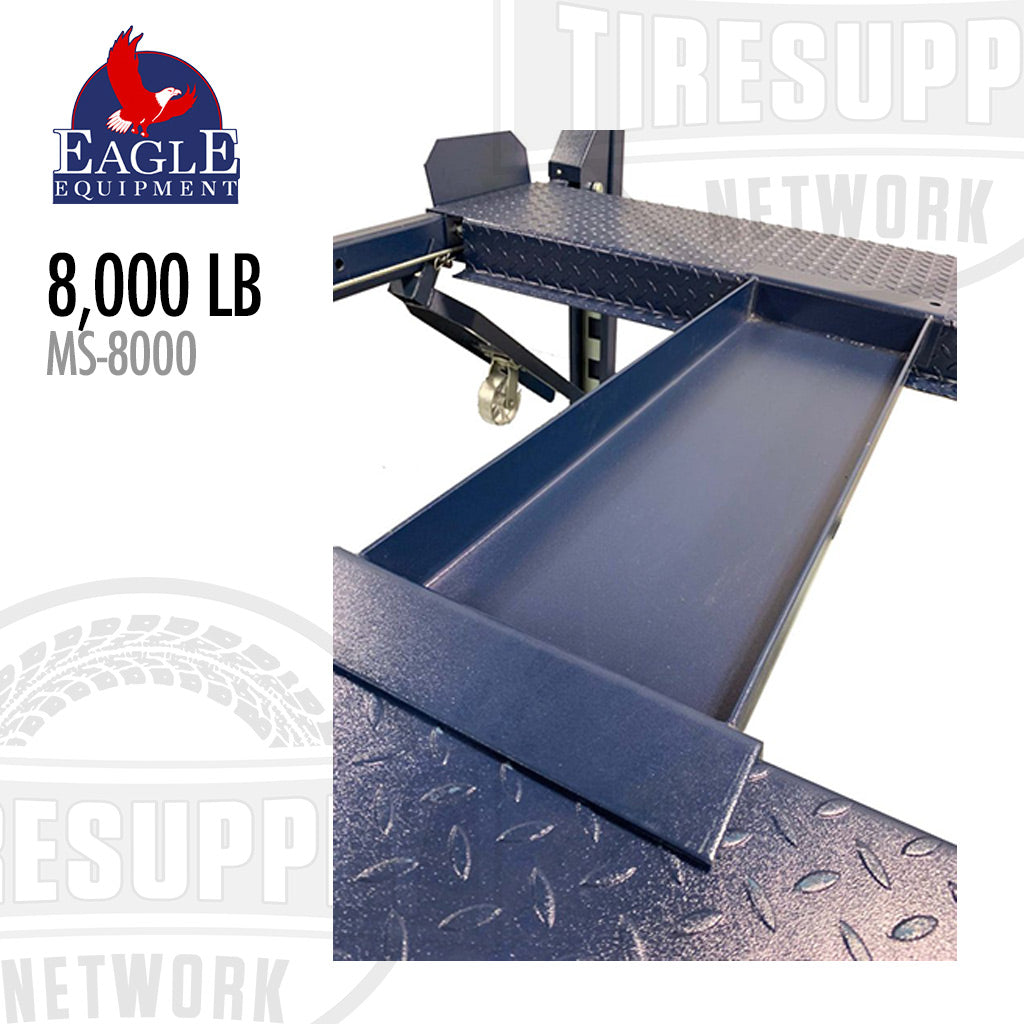 Eagle Equipment MS-8000 | 4-Post Lift 8,000-lb Capacity - Vehicle Storage