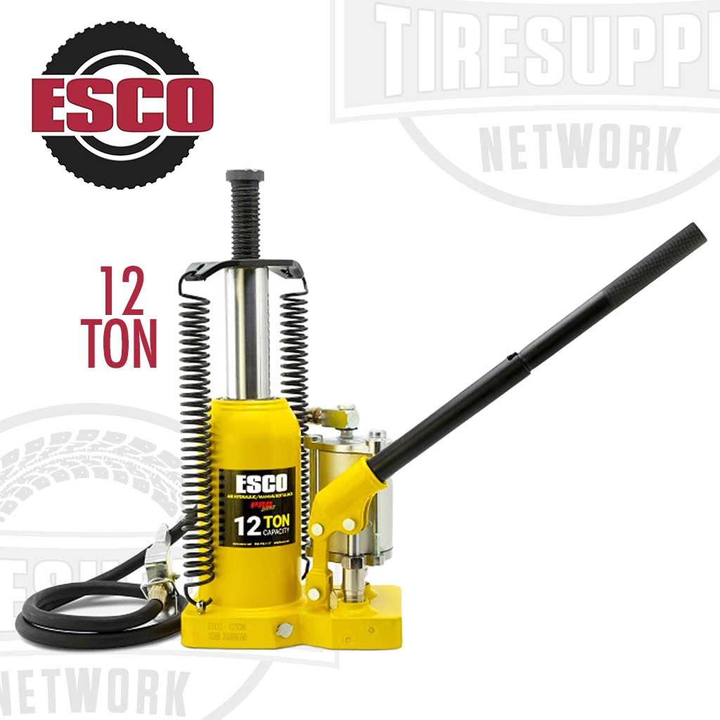 PRE-ORDER: ESCO 10380 Pro Series 12 Ton Air Hydraulic Bottle Jack