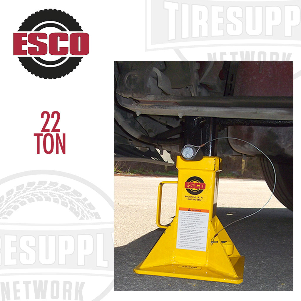 ESCO | Pin Style 22 Ton Short Jack Stand (10455-PAIR)