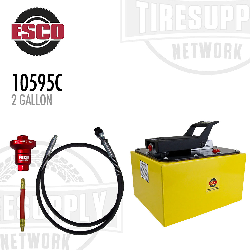 ESCO 10595C | 2 Gallon Air Hydraulic Pump Kit