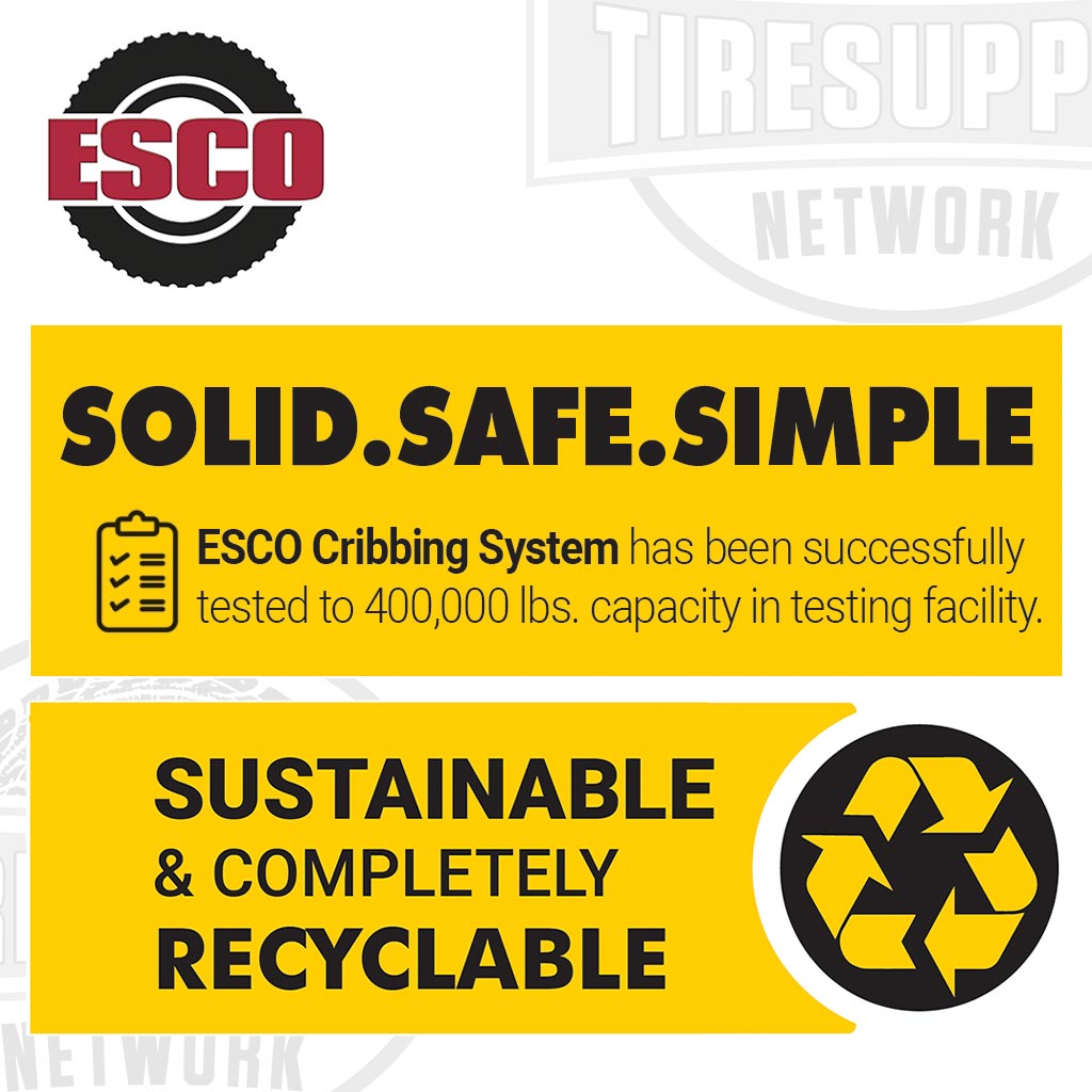 ESCO | Cribbing Top Stability Plate 18"x 18"x1.5" (12523)