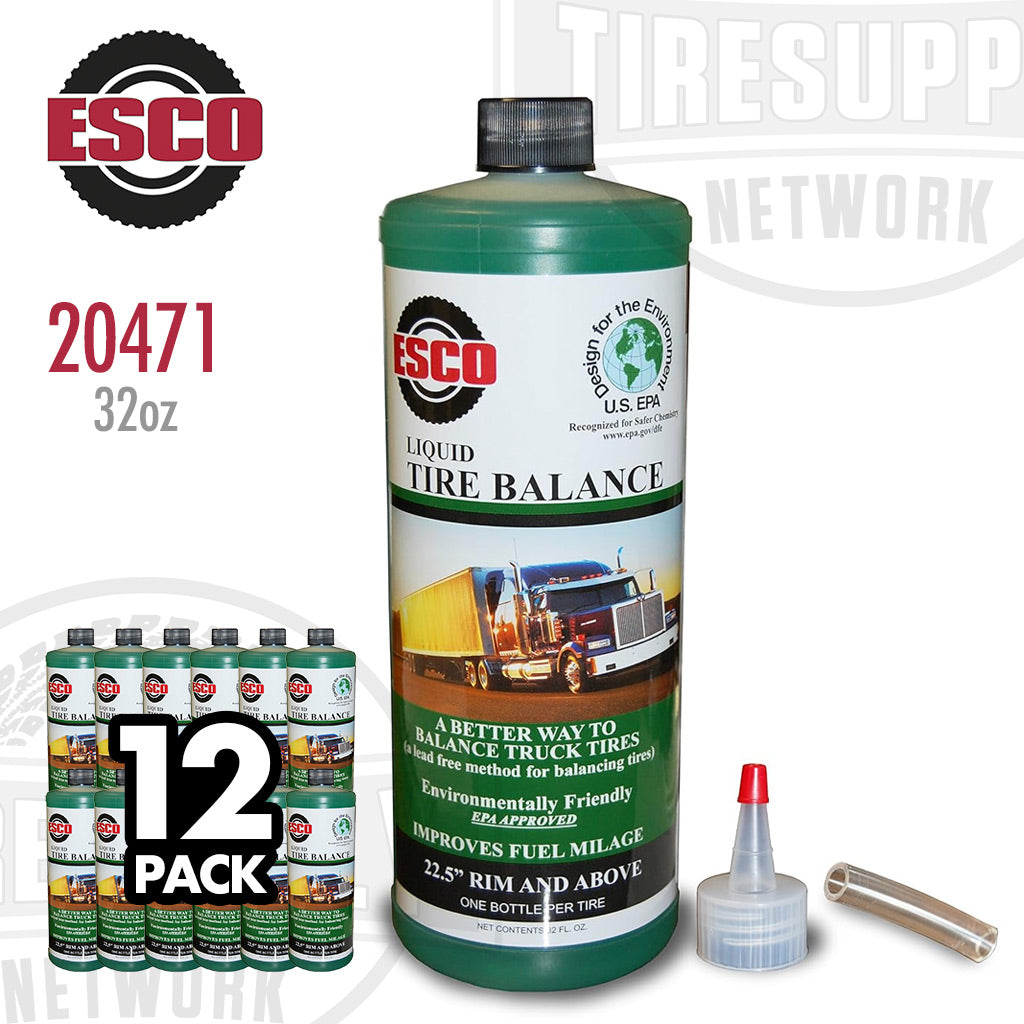 ESCO 20471 Liquid tire balance for truck, 32oz