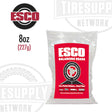 A package of ESCO 8 oz. Tire Balancing Beads for vehicle tires, with red and white branding. 20462C