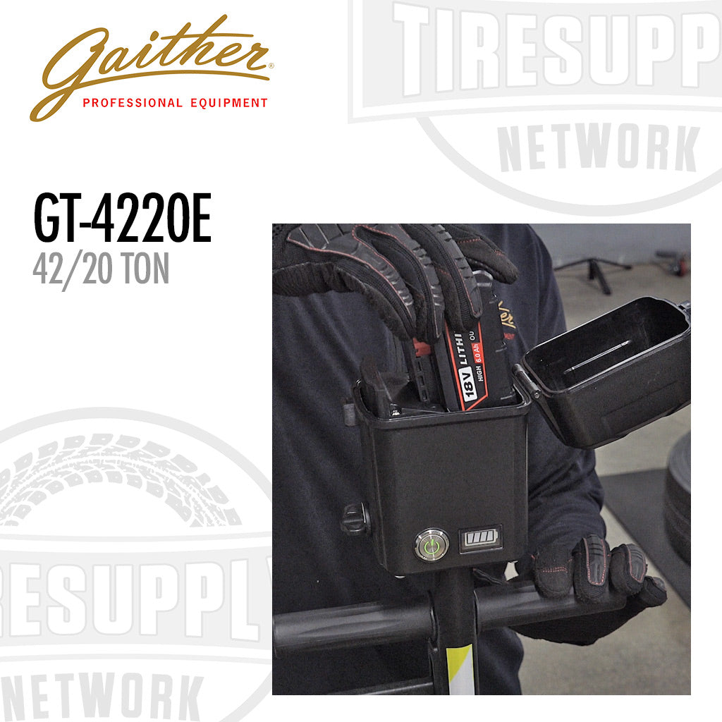 Gaither GT-4220E | 42/20 Ton 2 Stage Electrohydraulic Jack