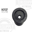 A black Alcoa stabilizer for a 22.5 x 9.00 wheel, with the model number H-2127 visible.
