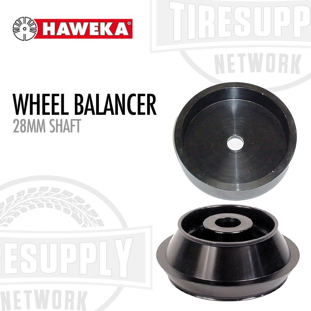 Haweka | HW150-280-091 Wheel Balancer Light Truck Front Cone Adapter Kit for 28mm Shaft
