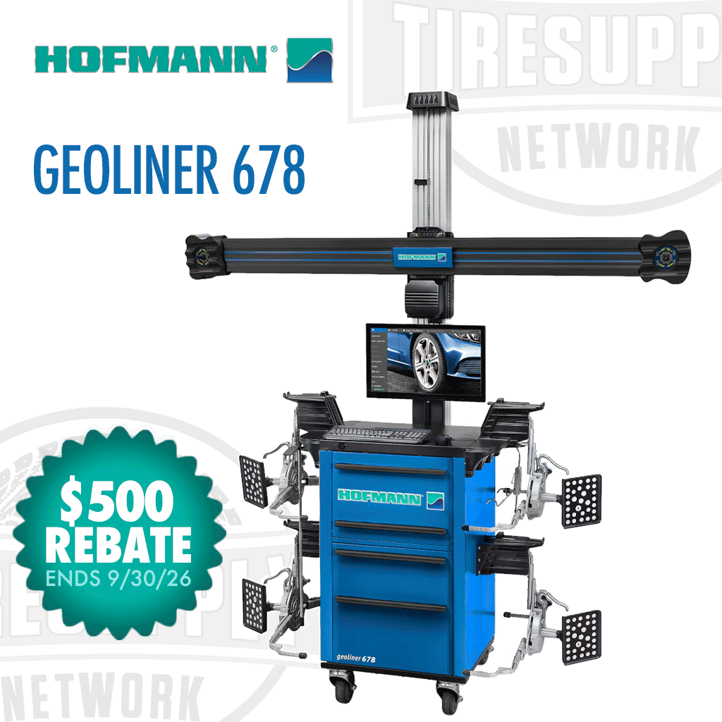 Hofmann Geoliner 678 | Imaging Wheel Alignment System with AC400 Clamps & VIN Code Reader