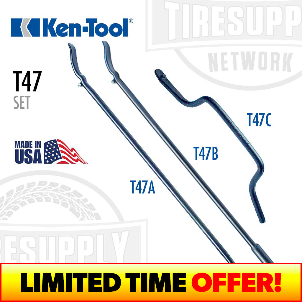 Ken Tool T47 | Heavy Duty Tubeless Tire Iron Set - Model 34846