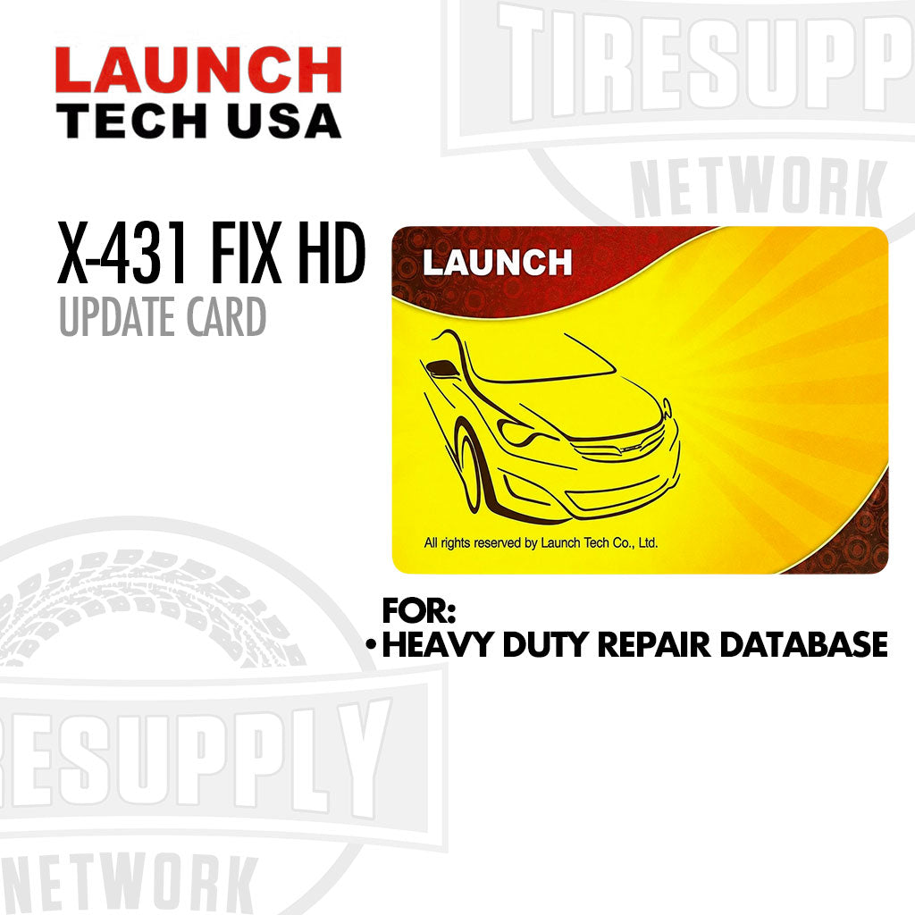 Launch Tech USA X-431 FIX HD Update Card for Heavy Duty Repair Database. 107990031.